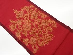 抽象花模様織出し袋帯